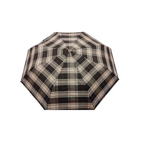 Knirps T200 medium duomatic check black and white